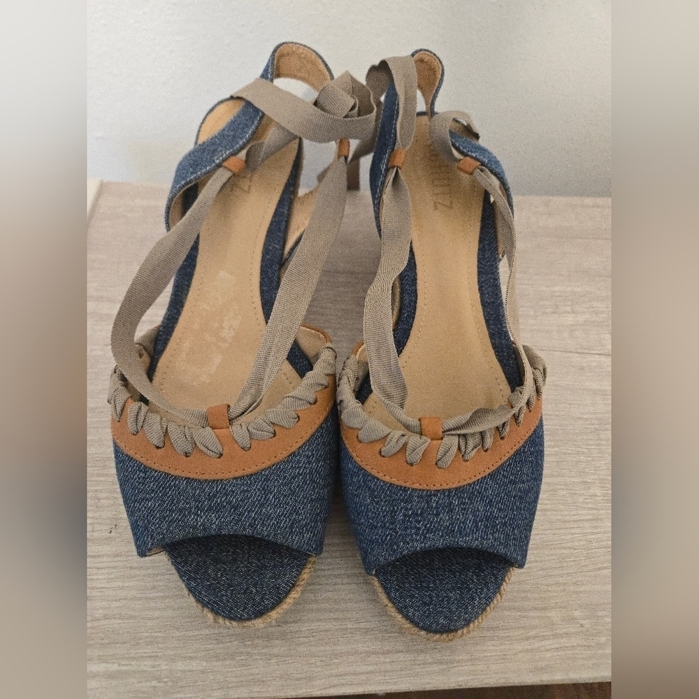 Schutz Brasilera Sandals Shoes Straps Womens Size 10 - Picture 3 of 7